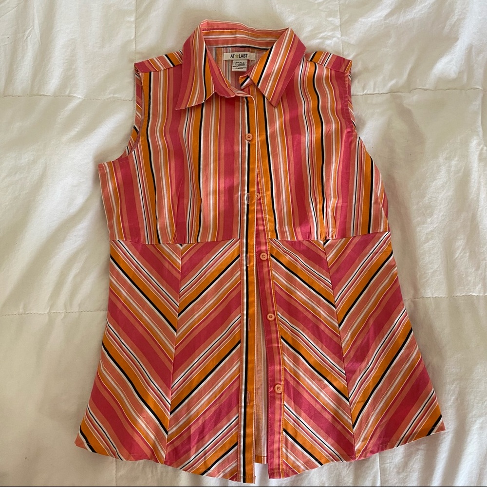VINTAGE tank blouse for summer BRAND NEW
